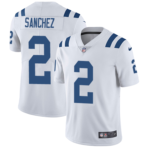 Indianapolis Colts #2 Limited Rigoberto Sanchez White Nike NFL Road Men Vapor Untouchable jerseys->indianapolis colts->NFL Jersey